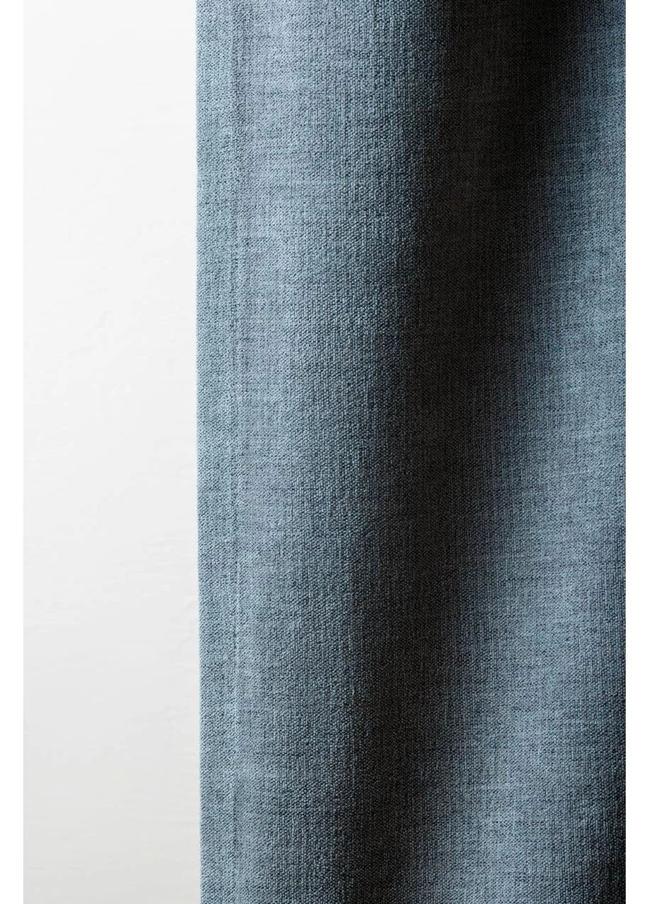 Шторы из матового шенила 2шт 3,5м х от 2,5м до 3м HYGG (370367174)