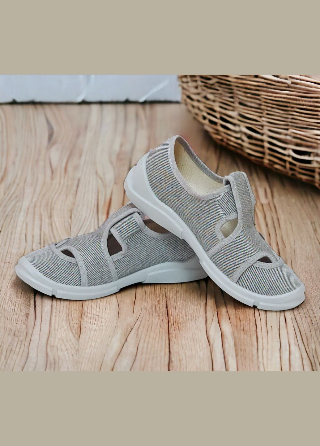 Тапочки для хлопчика ортопедичні капчики на липучках Natur Waldi (336147374)