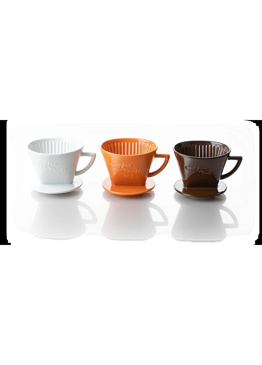 Пуровер Cafec Arita Ware Trapezoid Dripper 102 Brown (R-15877-VS) No Brand (303348780)