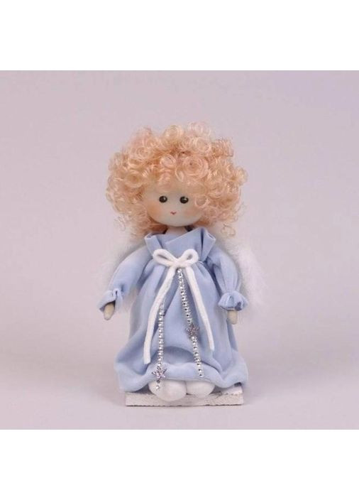 Фігурка новорічна Ангел блакитний 25 см. 16517 Flora (360639925)