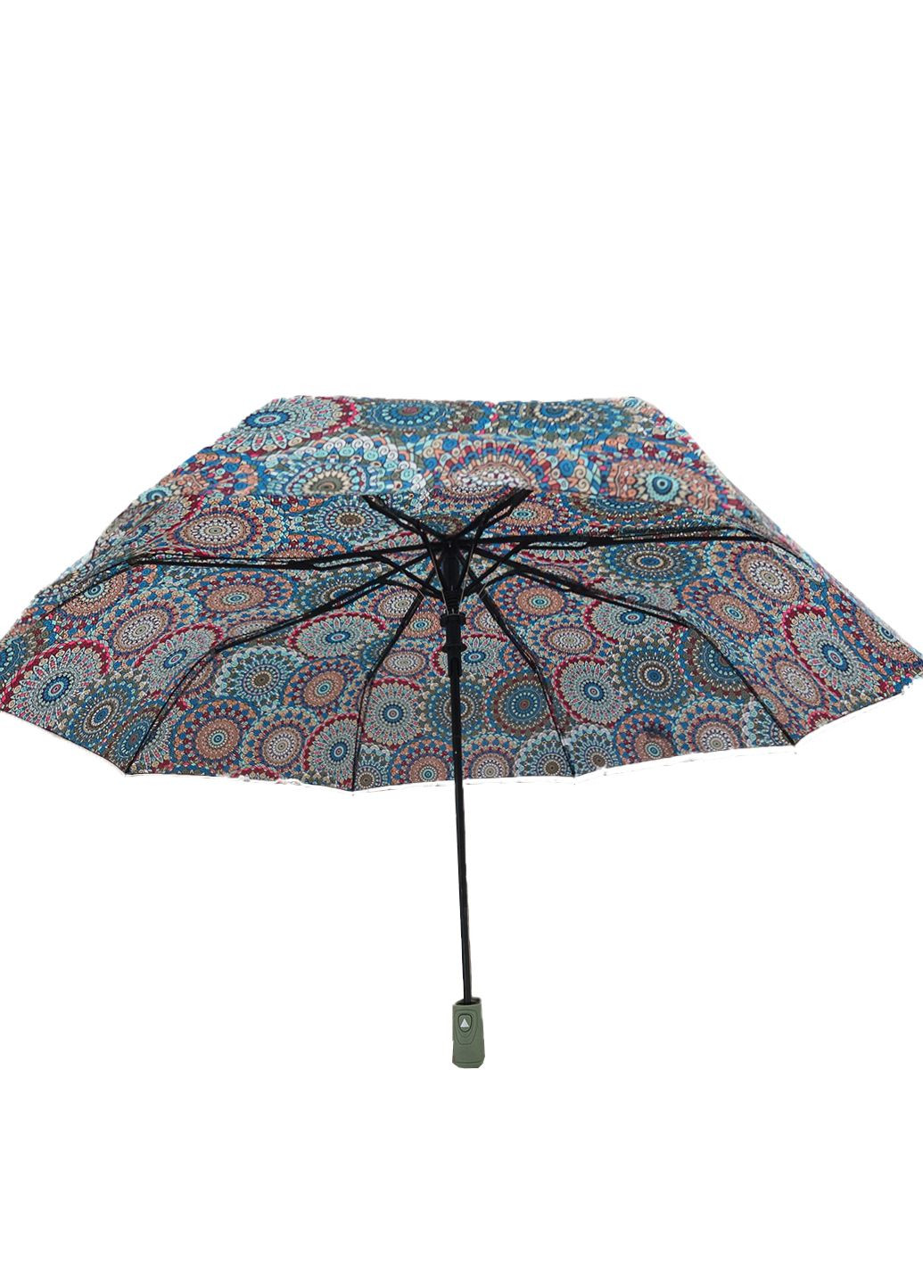 Зелёный зонтик женский полуавтомат Luvete средний система антиветер (338185127)