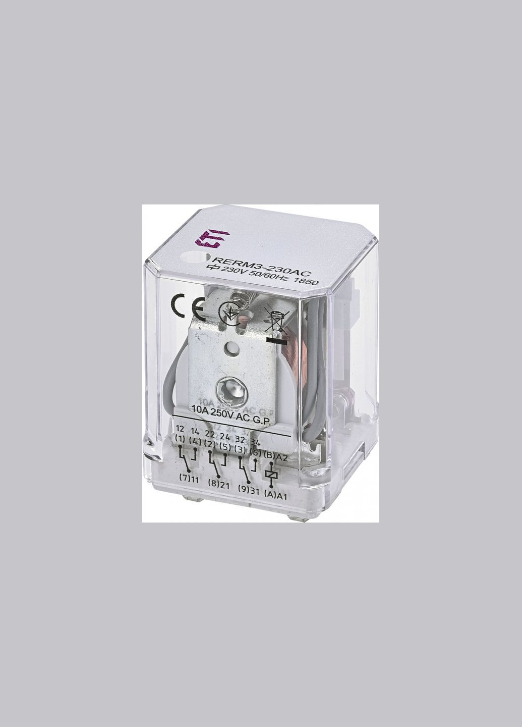 Проміжне реле 16А 3к 250V АС [2473060] RERM3-230AC ETI (337146225)