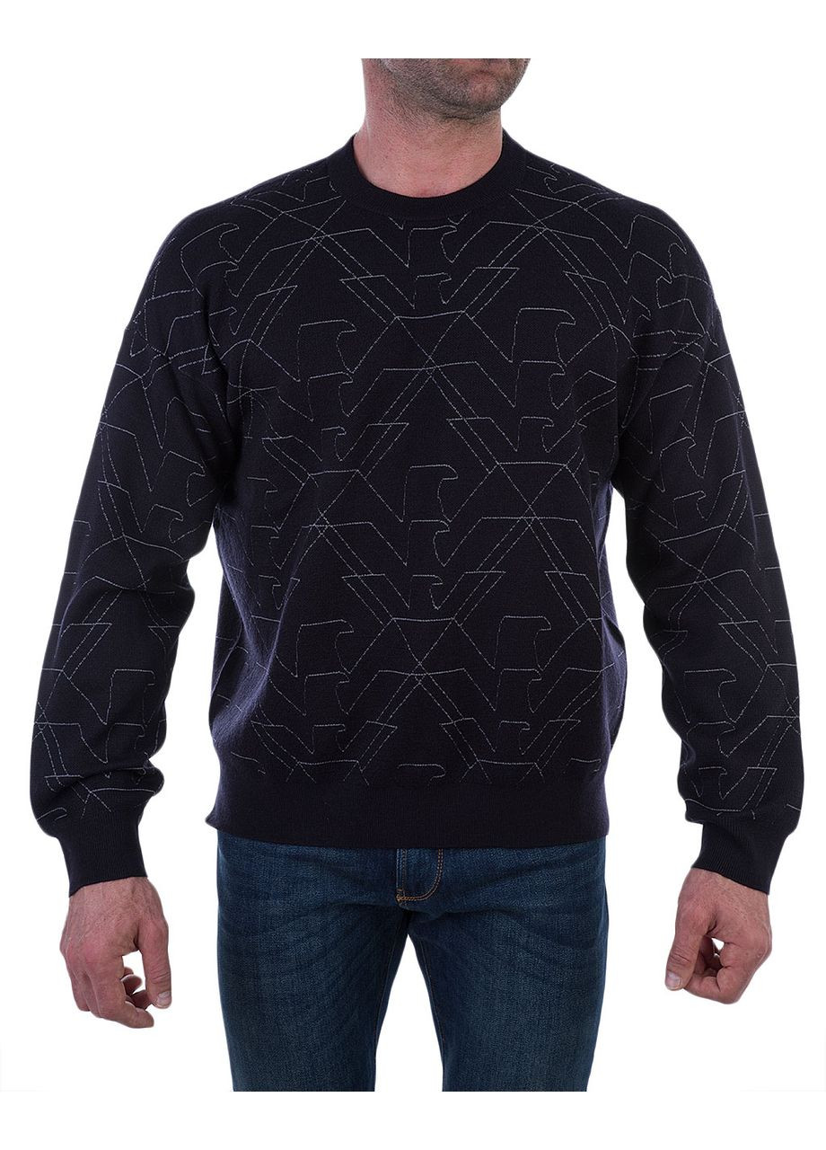 Черный свитшот мужской Emporio Armani (203990646)