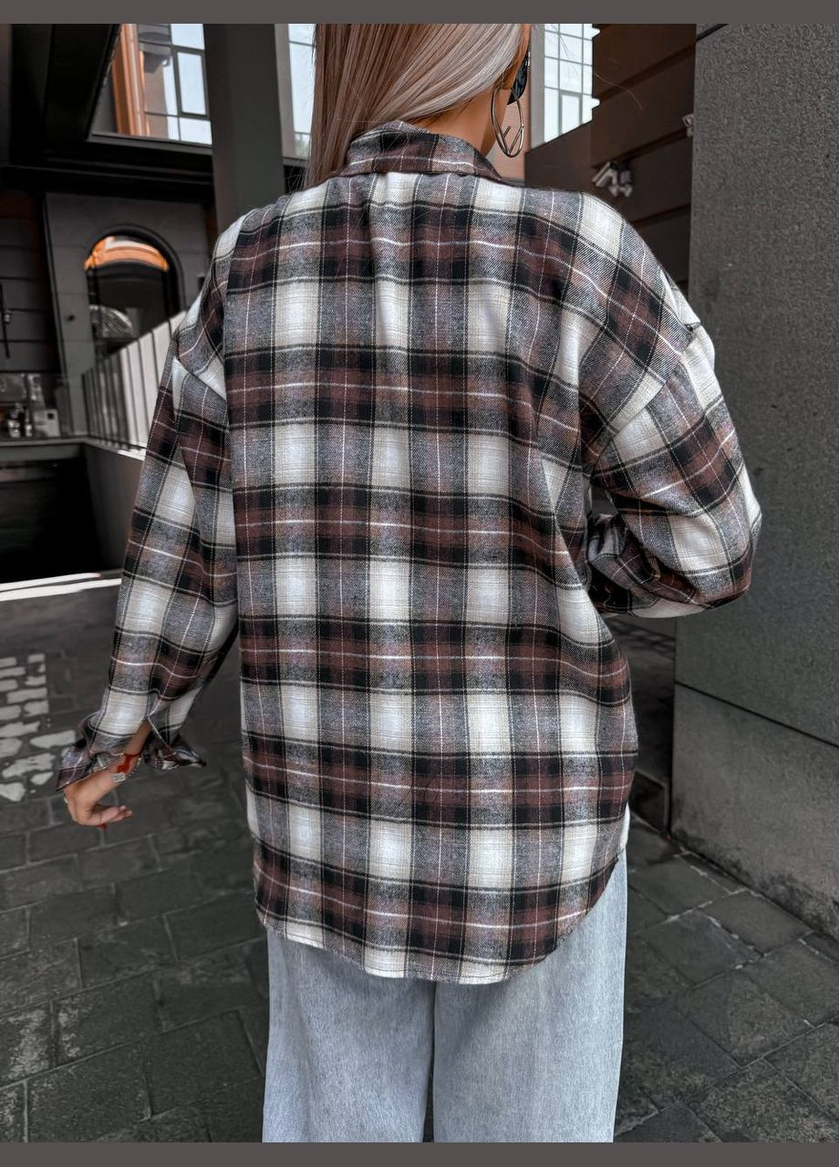 Сорочка в клітинку фланель-котон,Туреччина No Brand (341999465)