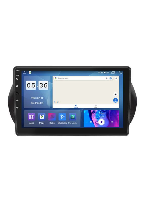 Штатная магнитола для Dodge Caliber I Рестайлинг 2009-2013 экран 9" 4/64Gb CarPlay 4G Wi-Fi GPS Prim 6шт Lesko (336199593)