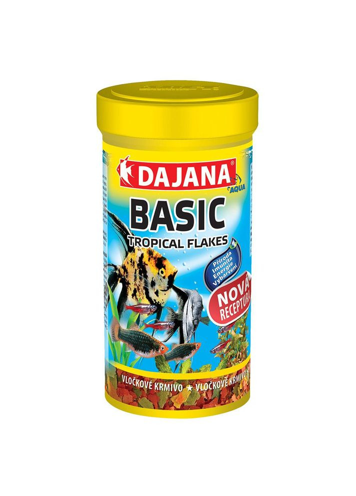 DAJANA TROPICA BASIC Комплексный корм в хлопьях для всех видов аквариумных рыб 250 мл/50 г DP000B(5001) Dajana Pet (293153474)