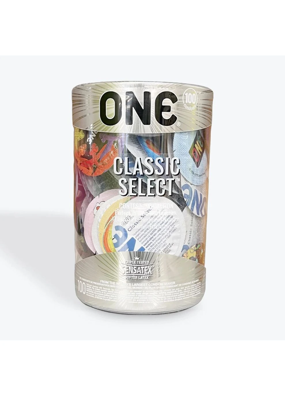 Набір презервативів Classic Select - Contest Collection 100 шт, мегапак тюб One (395734457)