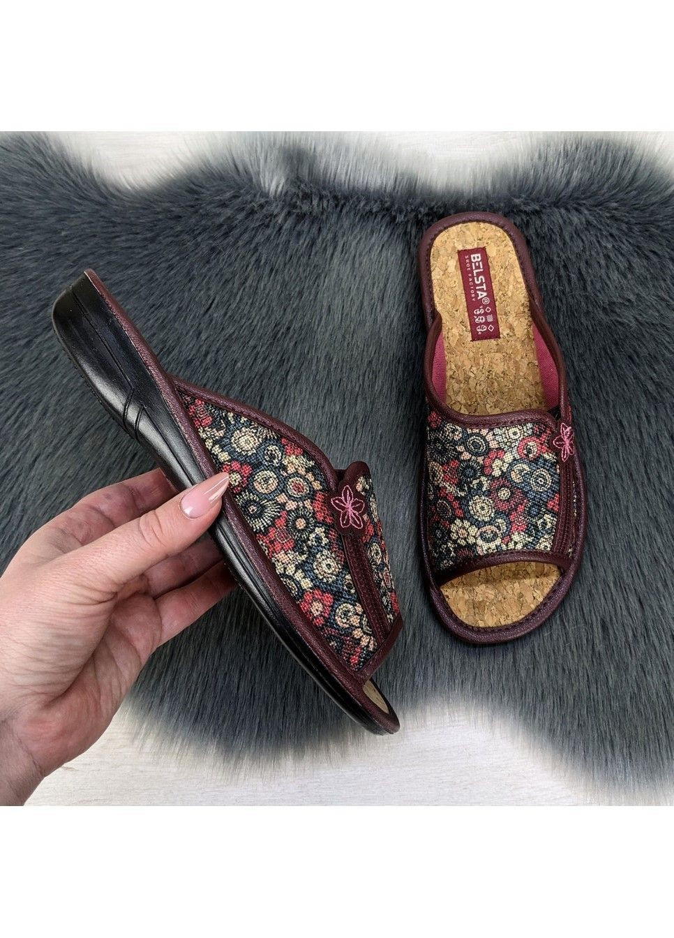 Тапочки жіночі домашні з відкритим носком Белста (303677916)