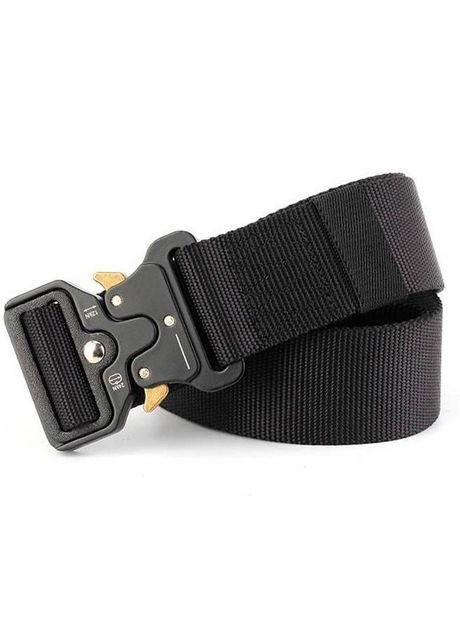 Пояс військовий 10415 тактичний чорний No Brand (314455186)