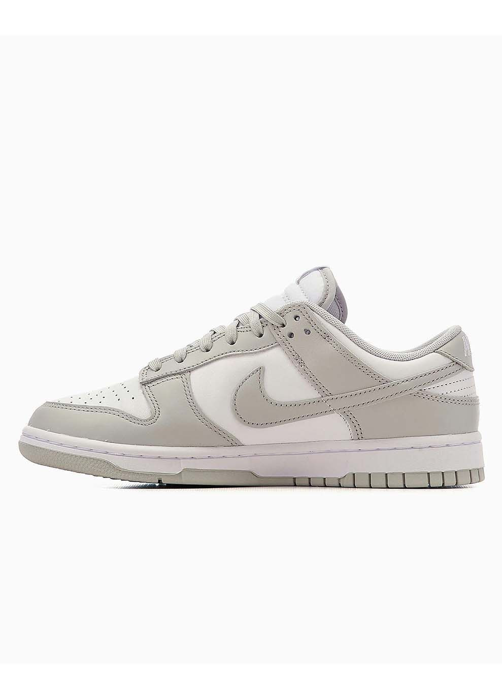 Белые демисезонные мужские кроссовки dunk low retro белый Nike