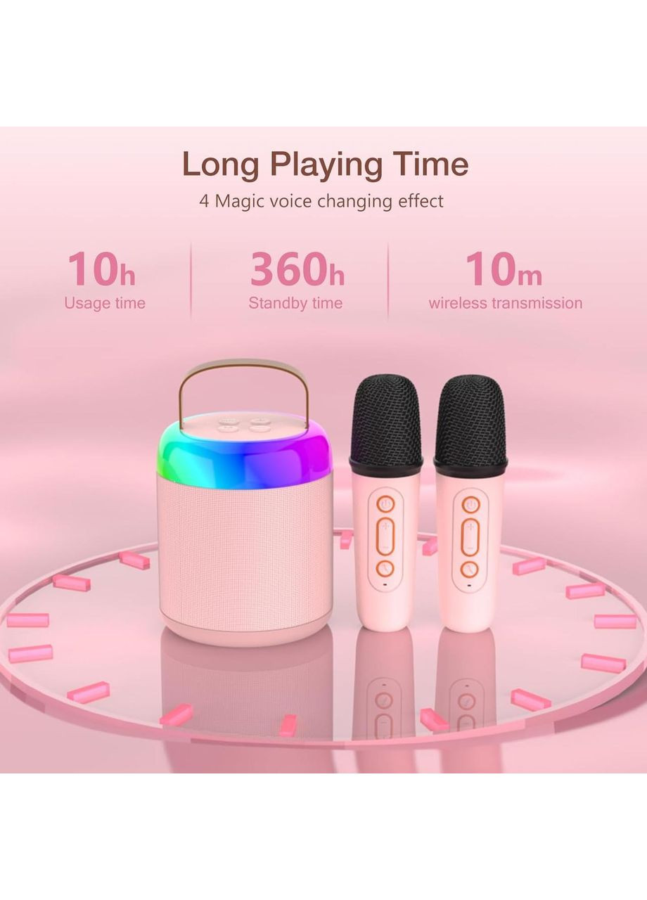 Караоке-машина для детей с 2 микрофонами Tipao No Brand (363320228)