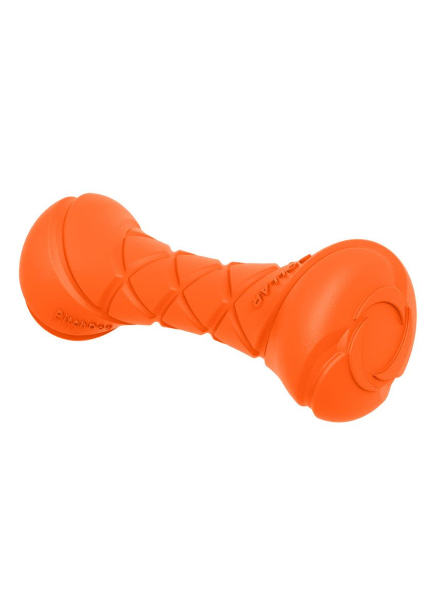 Ігрова гантель для апортування довжина 19 см д-7 см Жовтогарячий PitchDog (329994243)