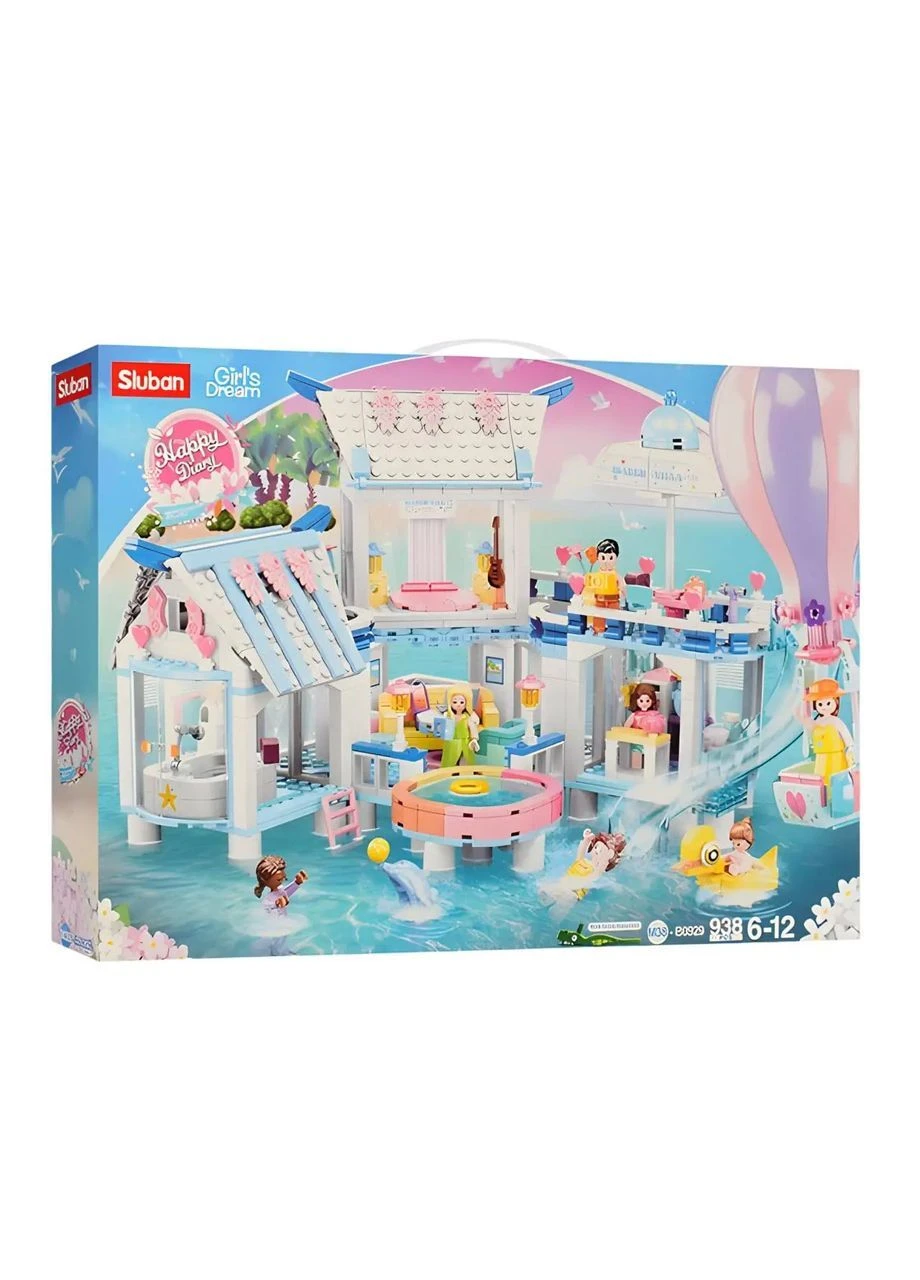 Конструктор Girl's Dream Аквапарк на 938 деталей (M38-B0929) Sluban (378768374)