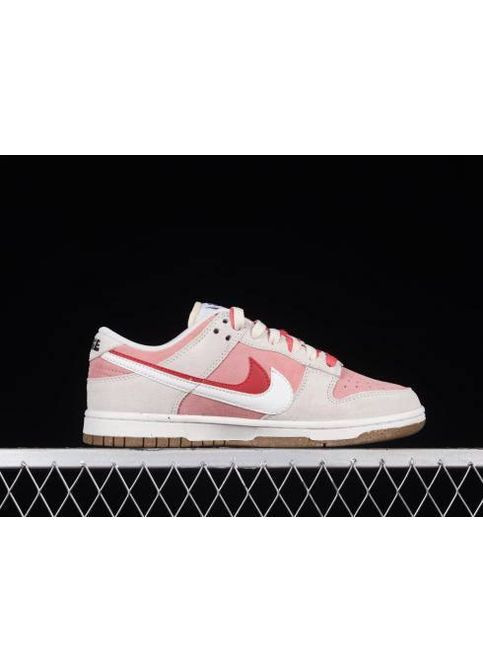 Розовые демисезонные кроссовки мужские nike sb dunk low se 85 double swoosh pink rabbit найк сб данк No Brand