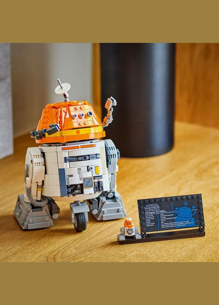Конструктор Star Wars Чоппер (C1-10P). Дроїд-астромеханік, 1039 деталей () Lego 75416 (335030250)