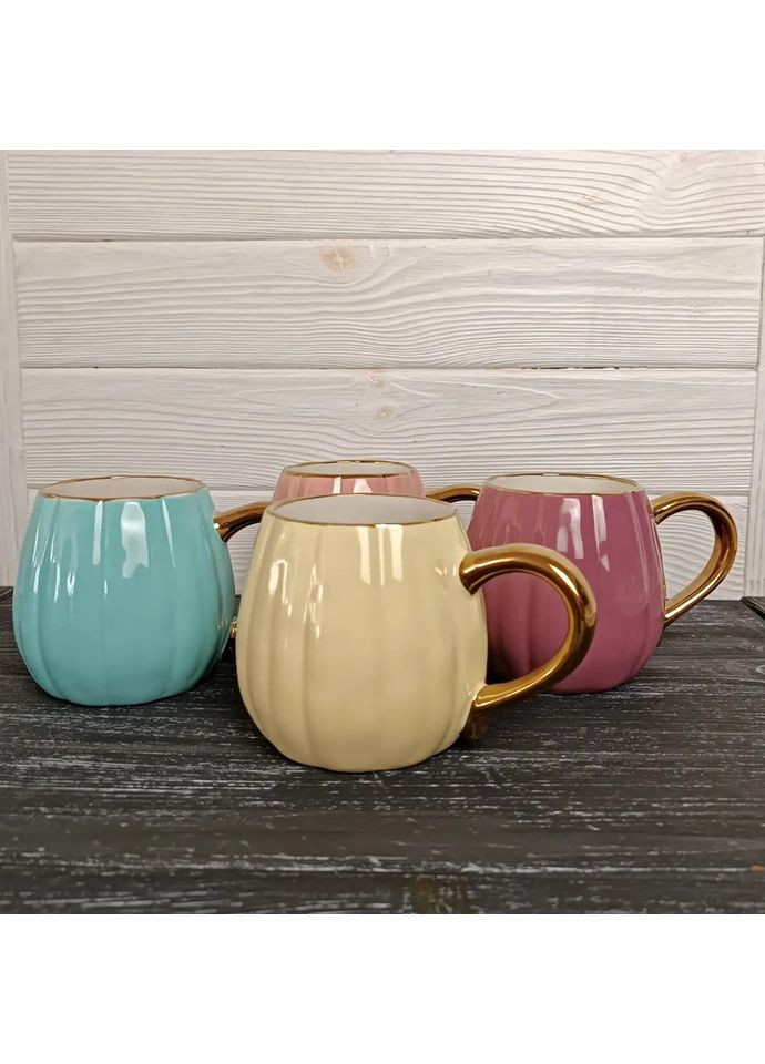 Кружка Золотой бутон VT-C-289550 550 мл Vittora (349223006)