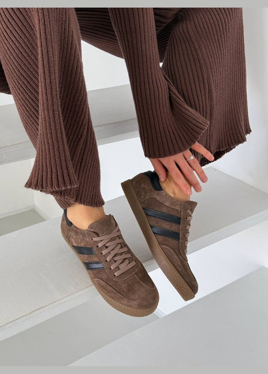 Коричневые кеды No Brand