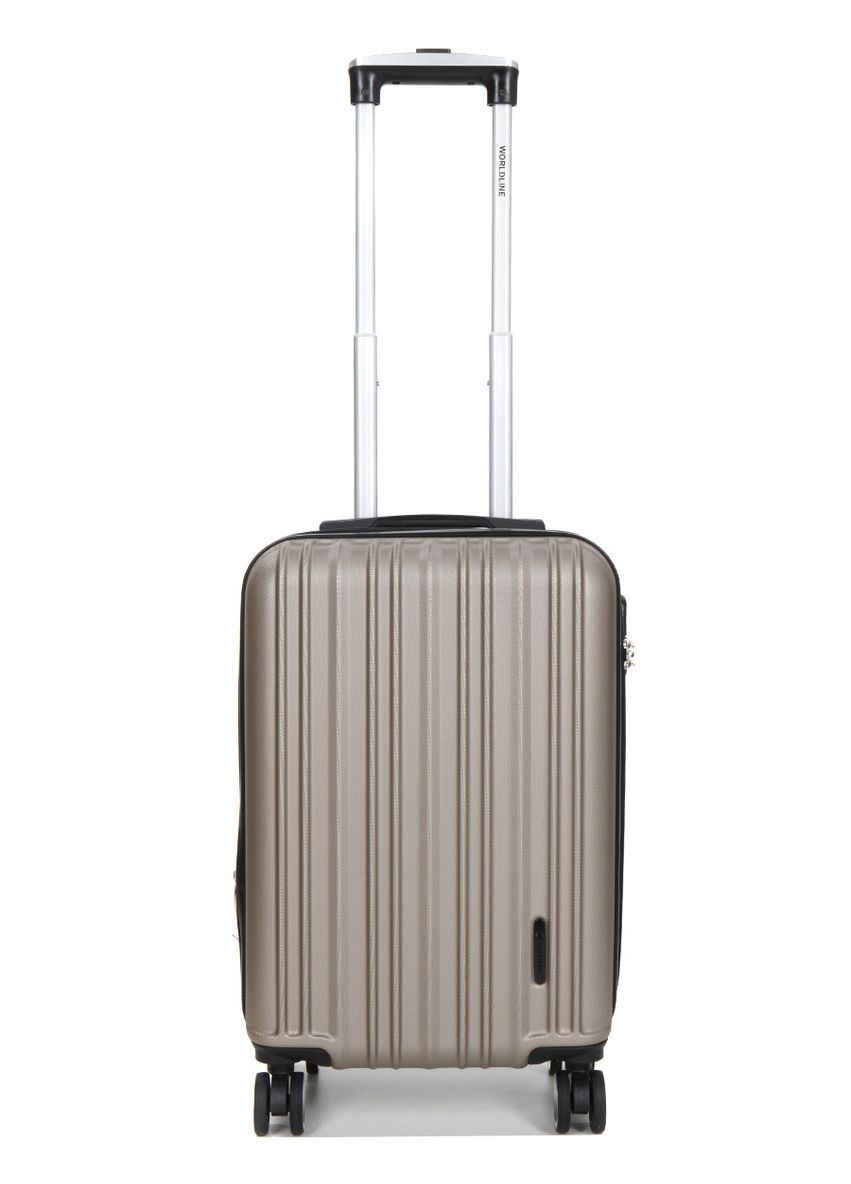 Чемодан ручная кладь S шампань 55х35х21(+5)см/38л/2.6кг/ 623 WORLDLINE (324802169)