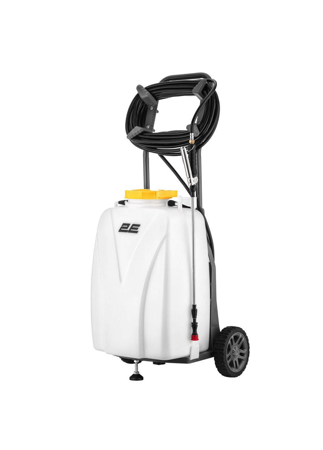 Опрыскиватель аккумуляторный AquaSpray 40LR 40л 12В 1х12А·час 7бар 2.9л·мин 14.5кг вольтметр колеса шланг 15м 2E (314746500)