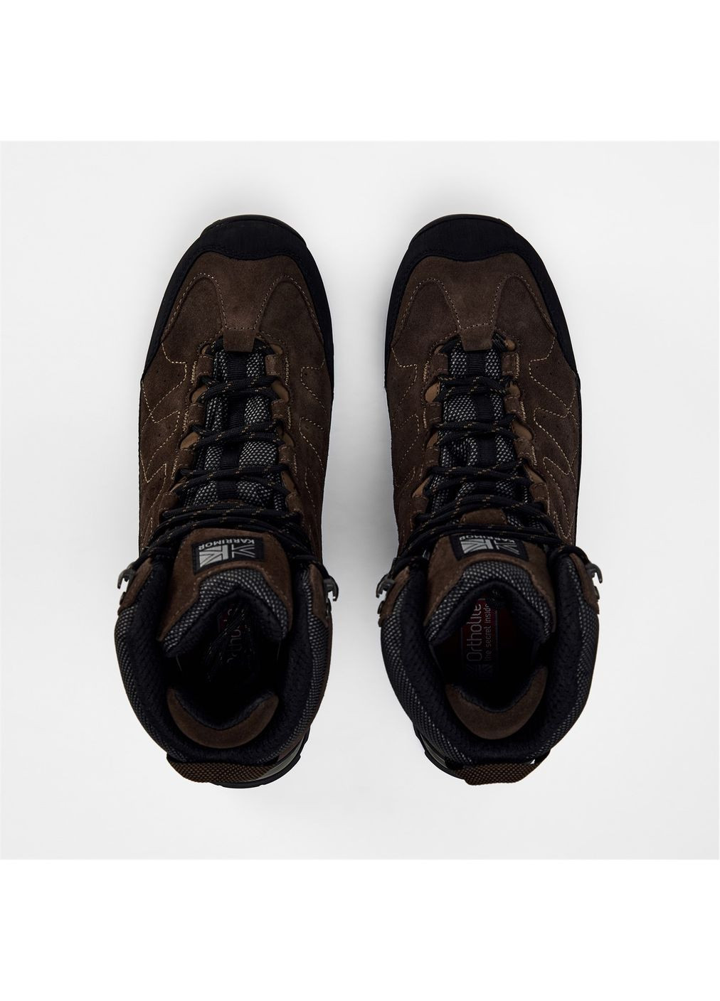 Коричневые ботинки hot rock mens walking boots brown 7(41) Karrimor