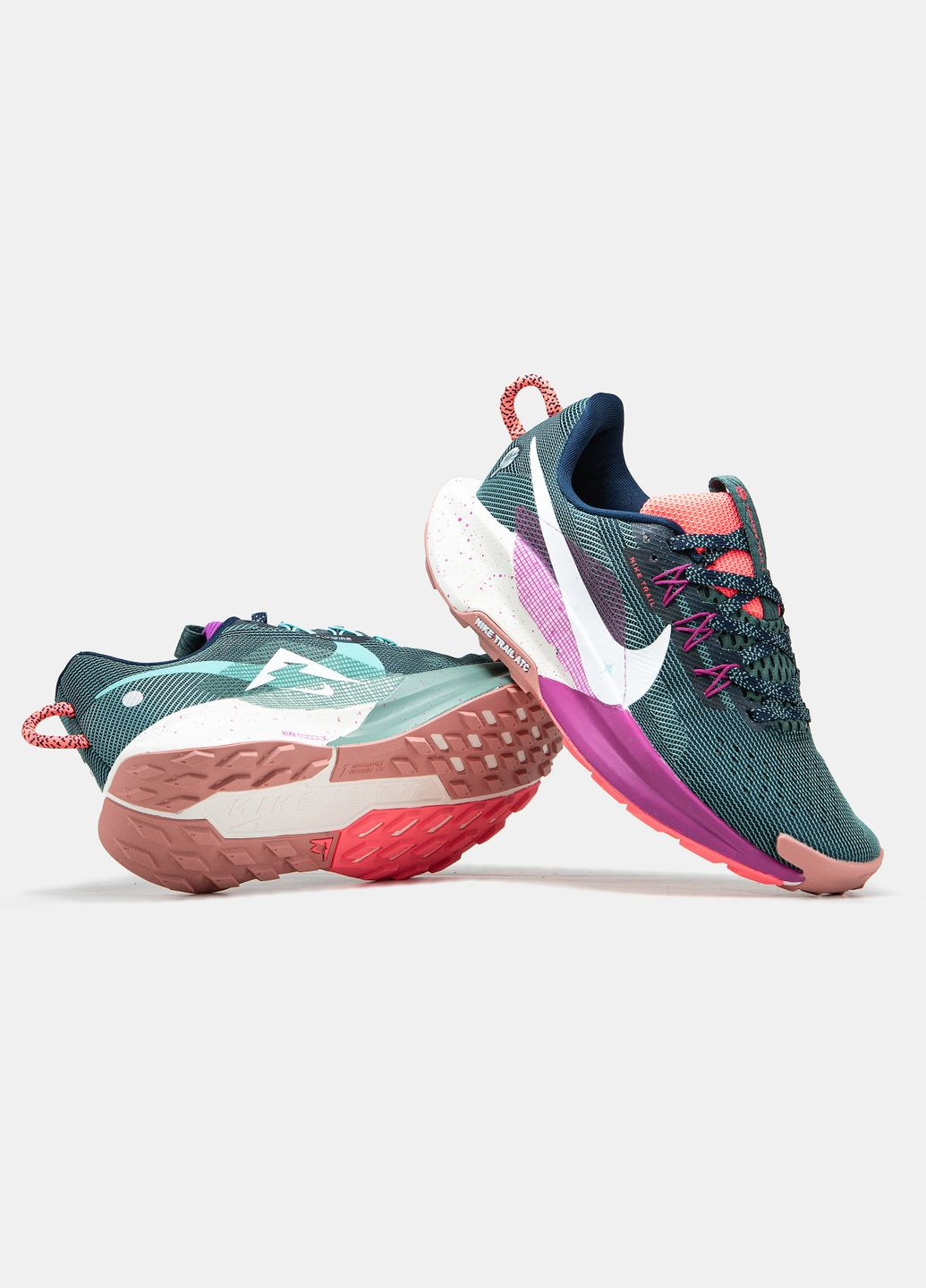 Кросівки жіночі Nike Pegasus Trail 5 green purple | Найк Пегасус Треіл 5 зелені фіолетові No Brand зелені всесезони (315006236)