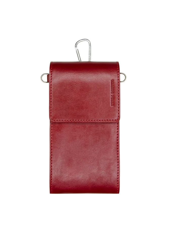 Сумкачехол для телефона, панч 706660 красная Grande Pelle (315721740)