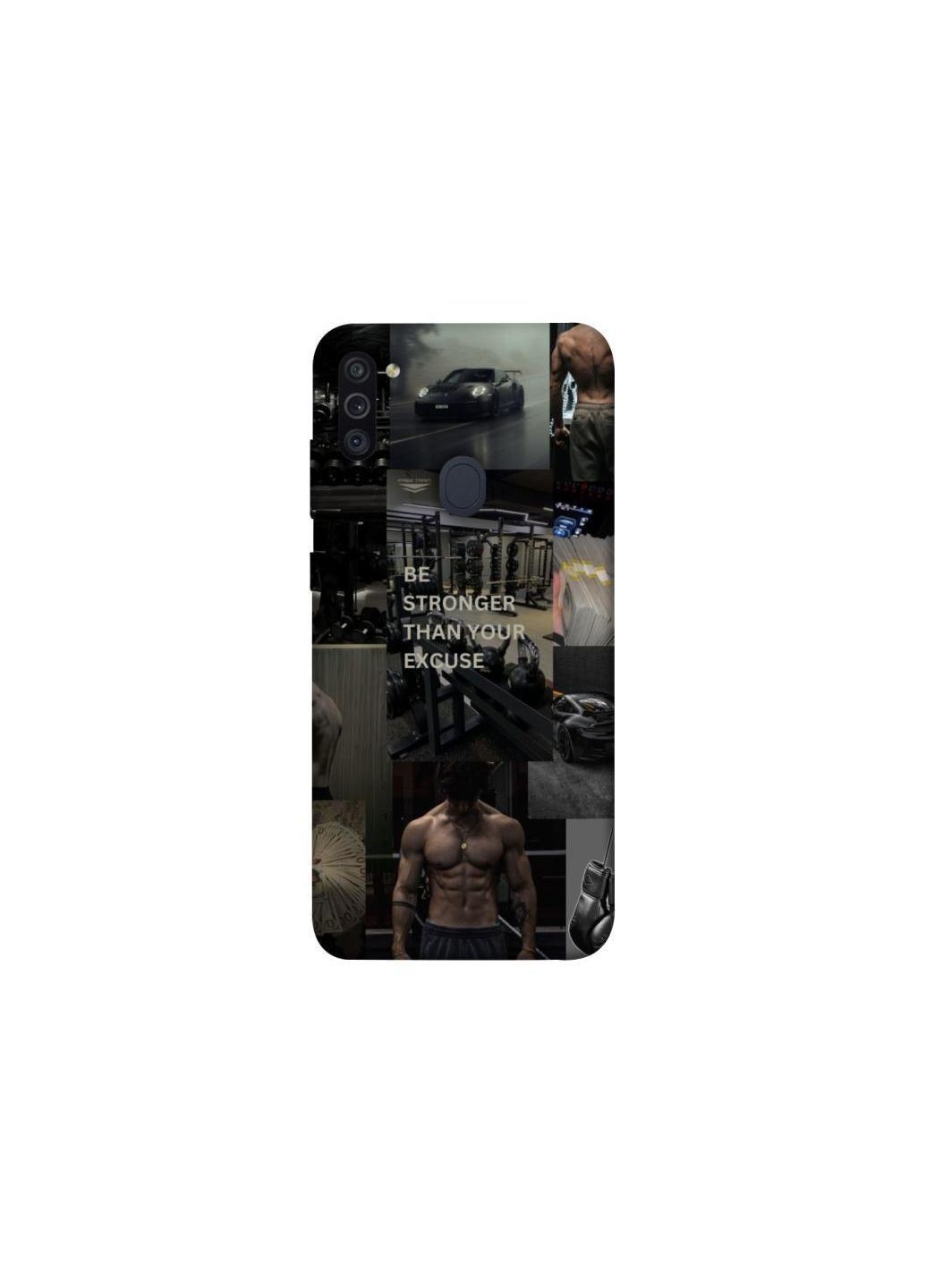 Чехол на Samsung Galaxy M11 Be stronger Frontalka (365836002)