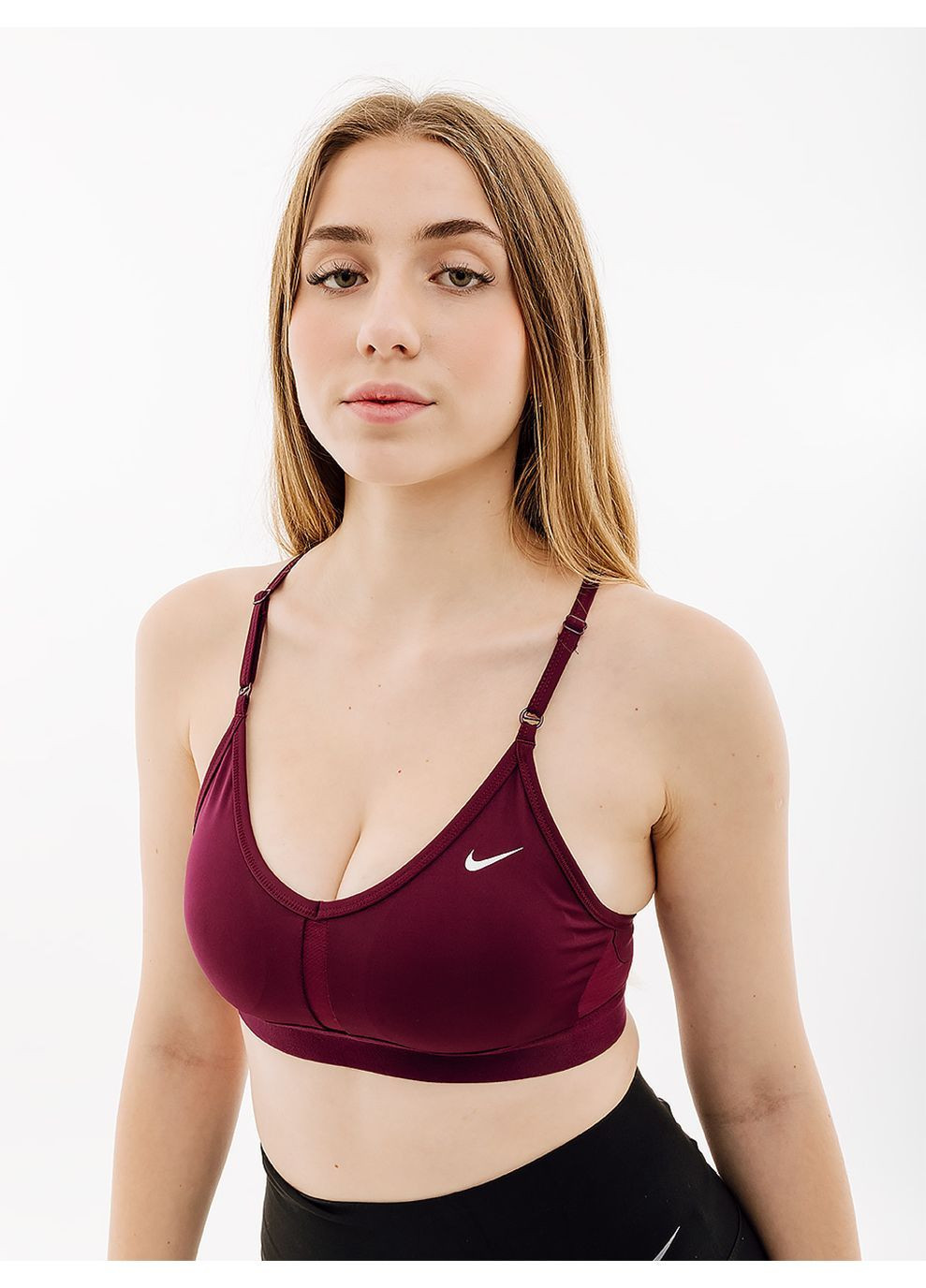 Жіночий Топ IND BRA V-NECK Фіолетовий Nike (282617136)