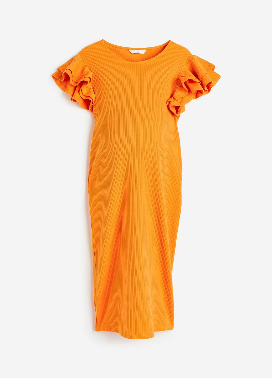 Оранжевое повседневный платье для беременных H&M однотонное