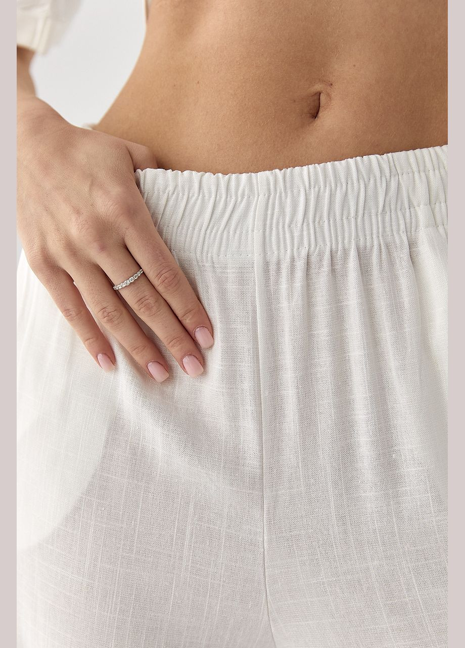 Літні штани на гумці вільного крою Lurex (332200021)