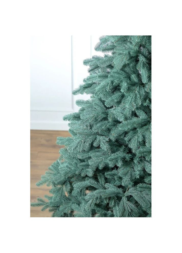 Новорічна ялинка штучна лита Ковалівська 210 см Блакитна 4829221300210 Siga Group (317305279)