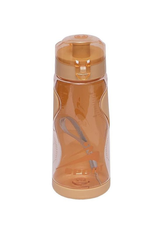 Пляшка для води "Циліндр" 6907(Orange) помаранчева 0,5 л Bambi (362589333)