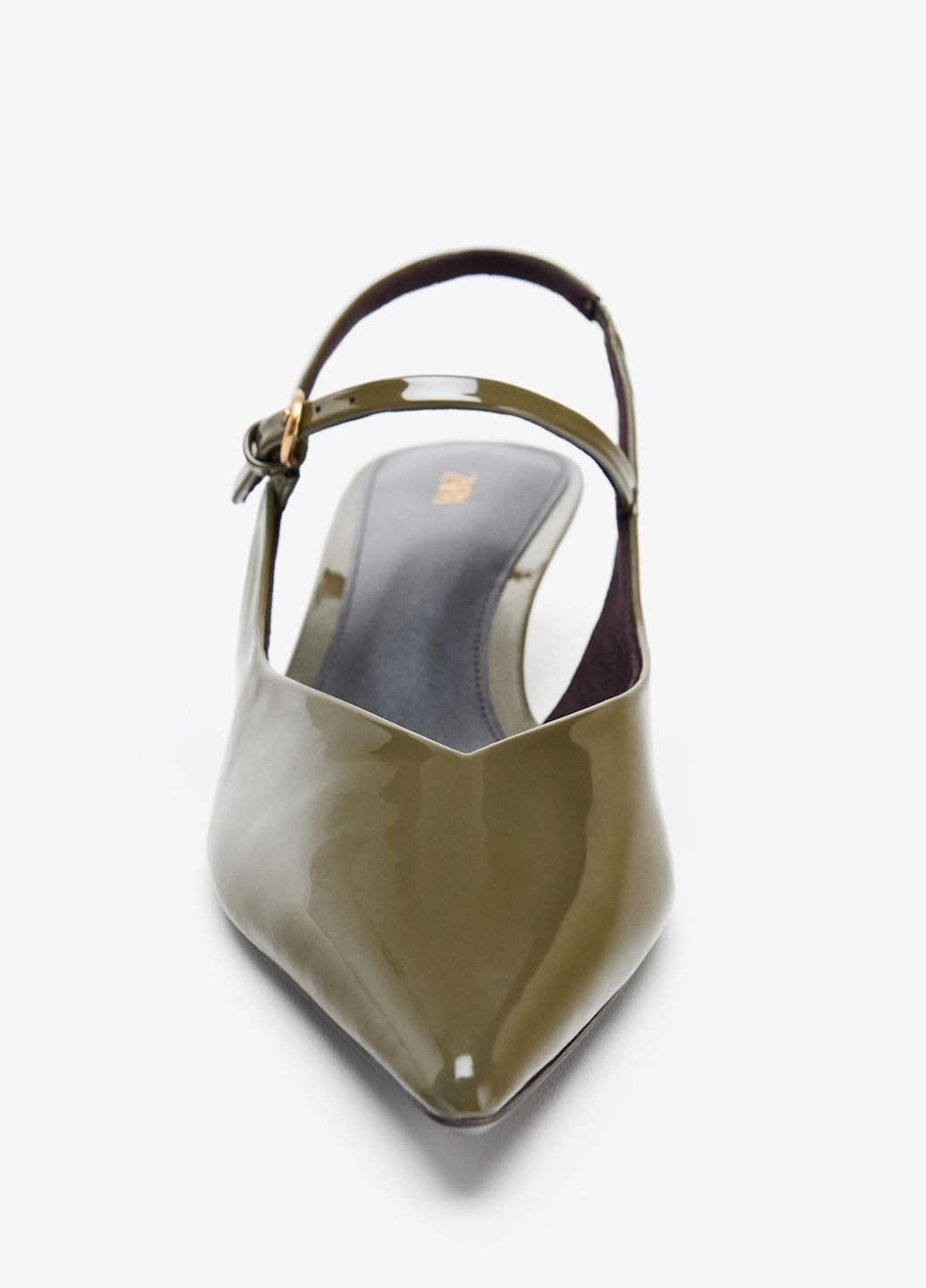 Хаки мюли Zara