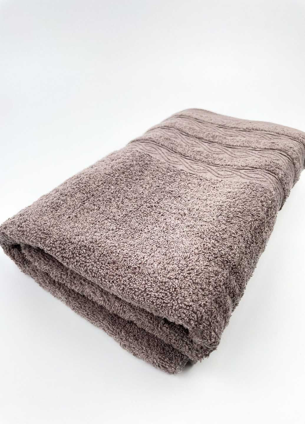 Homedec полотенце банное махровое 140х70 см абстрактный темно-бежевый производство - Турция