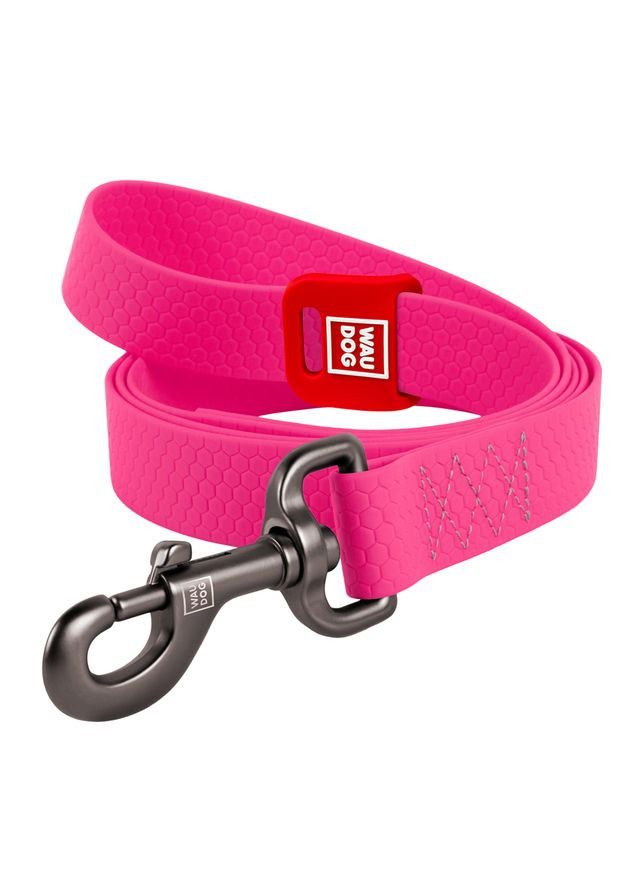 Поводок для собак WAUDOG Waterproof водостойкий розовый 15мм 183см для мелких собак поводок для выгула ProDobro (373221209)