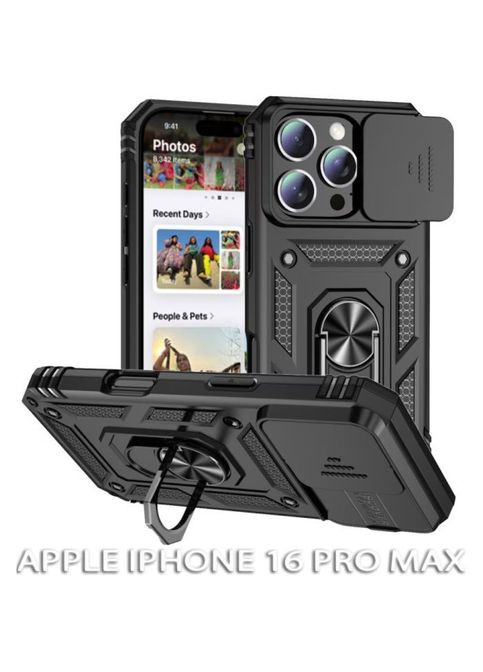 Чохол до мобільного телефона (712156) BeCover Military Apple iPhone 16 Pro Max Black (326588800)