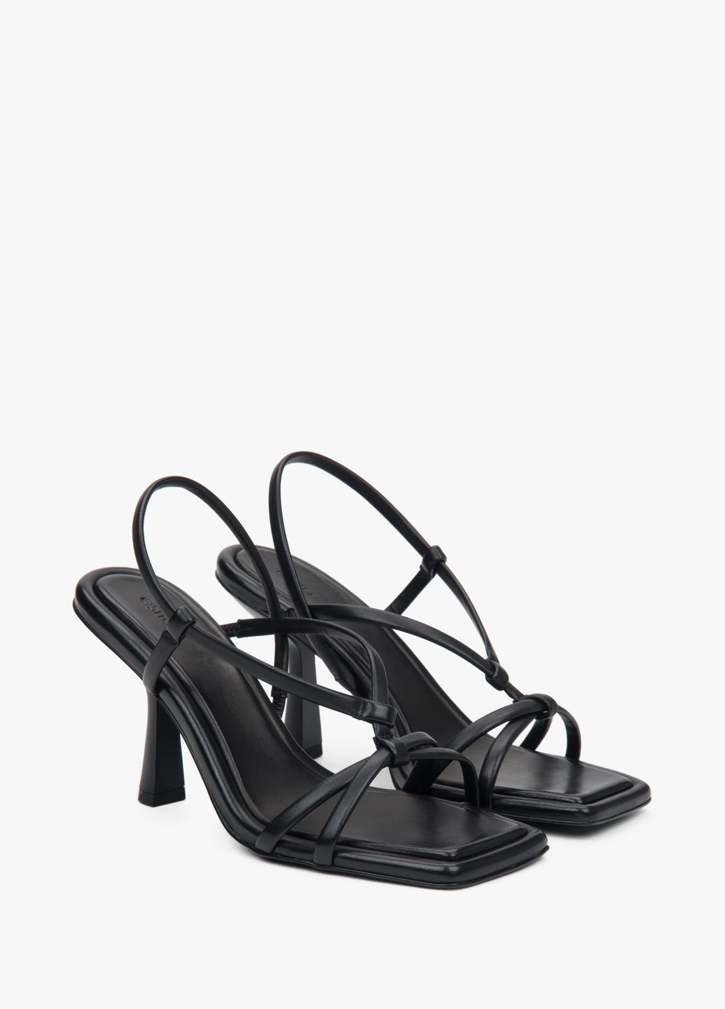 Черные босоножки, цвет черный Estro