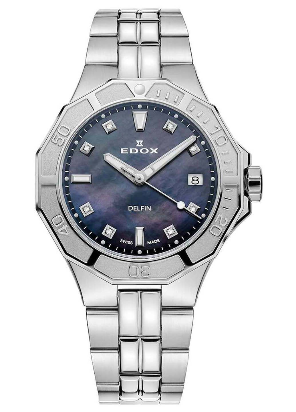 Часы Delfin Diver Date Lady 53020 3M NANND Edox (299382009)