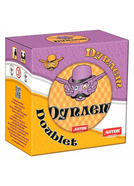 Настольная игра Дуплет от Artos игра для детей от 5 лет на скорость для всей семьи Artos Games (368755796)