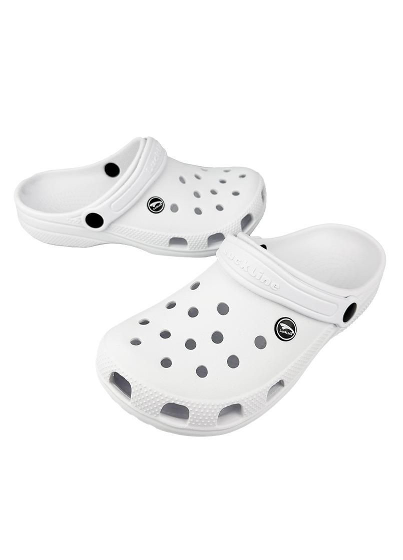 Крокси сабо чоловічі батал білі 3001-477 Luck Line (340907841)