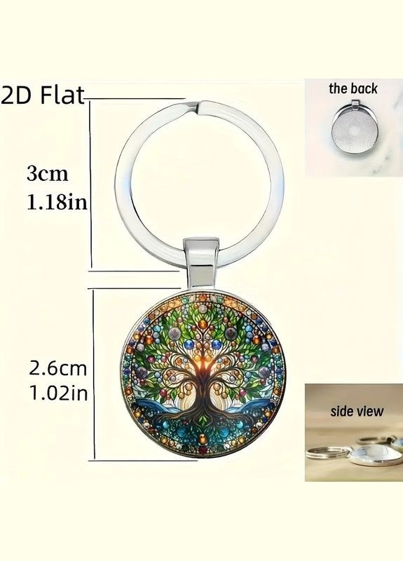 Брелок із зображенням Дерева Життя кристали унісекс Liresmina Jewelry (329856822)
