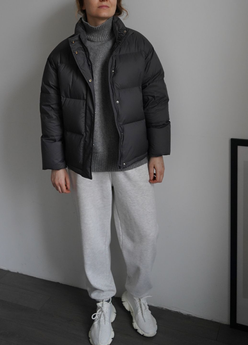 Сірий Пуховик One