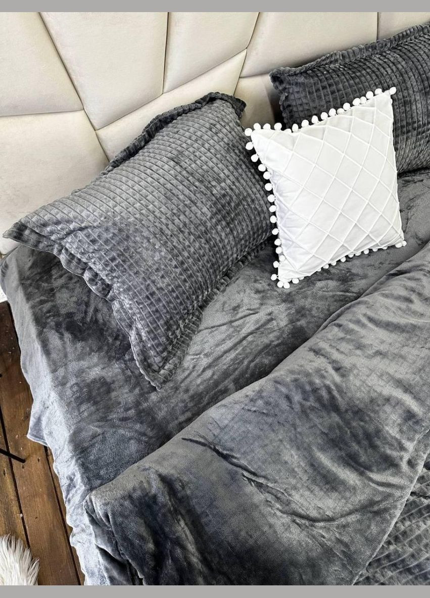 Постельное белье плюшевое Семейный No Brand (308754597)