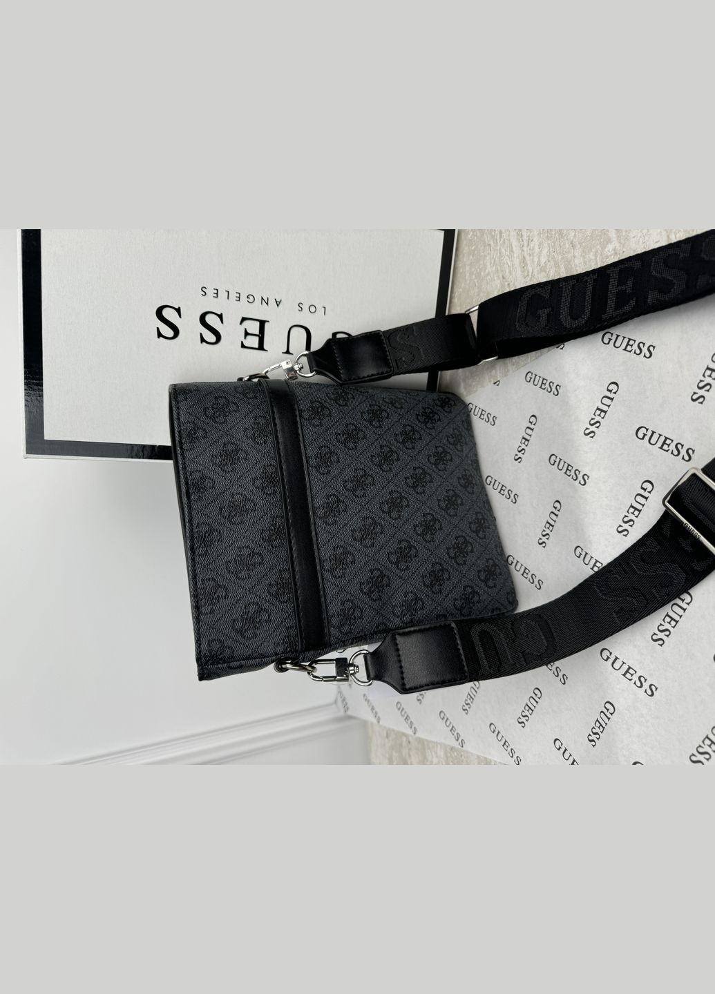 Мужская сумка (серый цвет) No Brand (317429536)