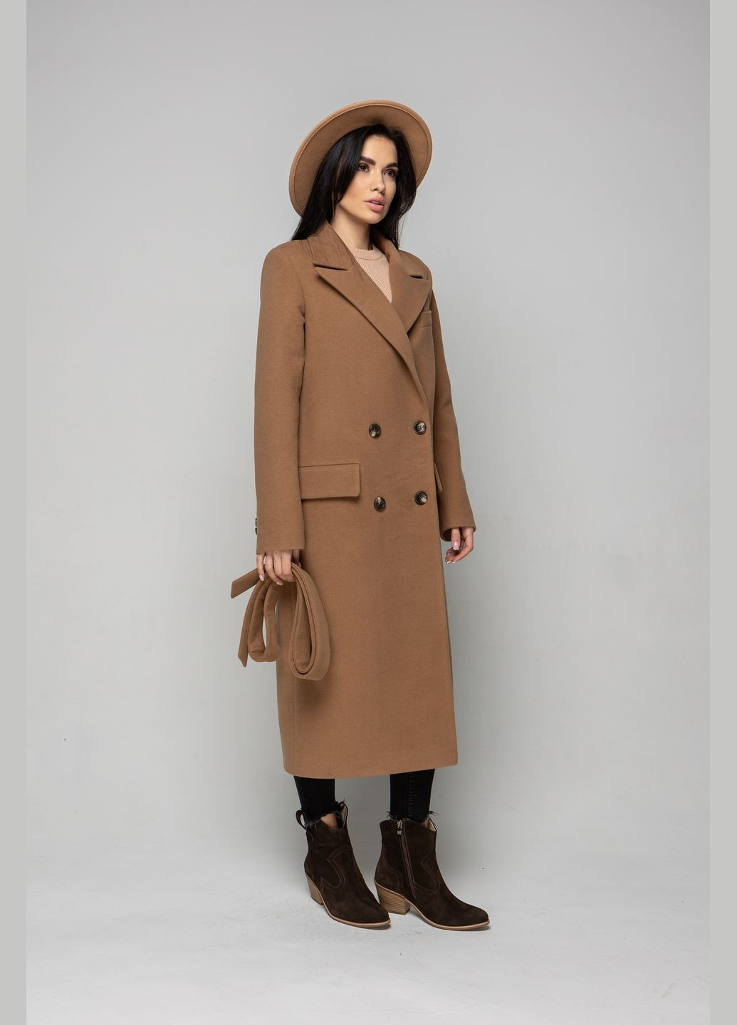 Бежеве демісезонне Пальто Бостон CHIUAS