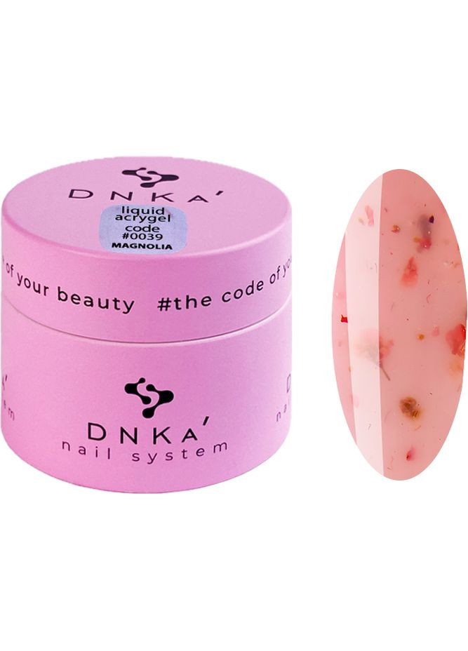 Жидкий полигель Liquid Acrygel 0039 Magnolia, 15 мл DNKA (352187950)