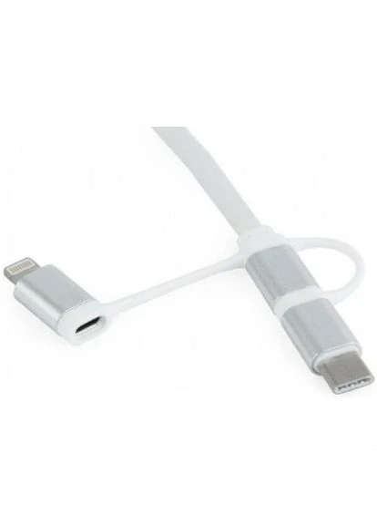 Кабель USB 2.0 AM - Lightning/MicroUSB /Type-C 1.0 м White (CC-USB2-AMLM32-1M-W) Cablexpert (323086905)