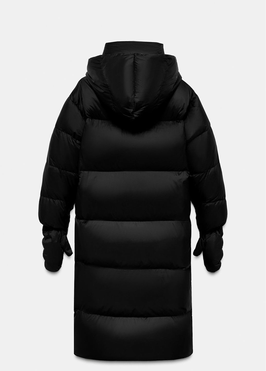 Черное демисезонное Пальто Zara