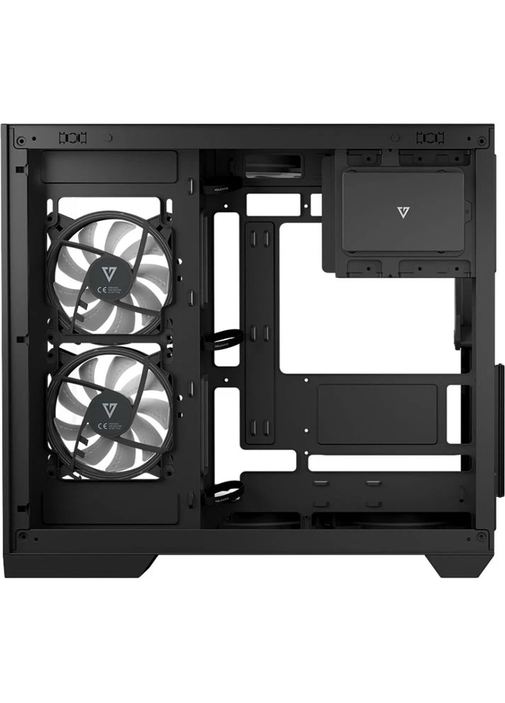 Корпус VOLCANO PANORAMA APEX ARGB 5F MIDI GREY Modecom (324212528)