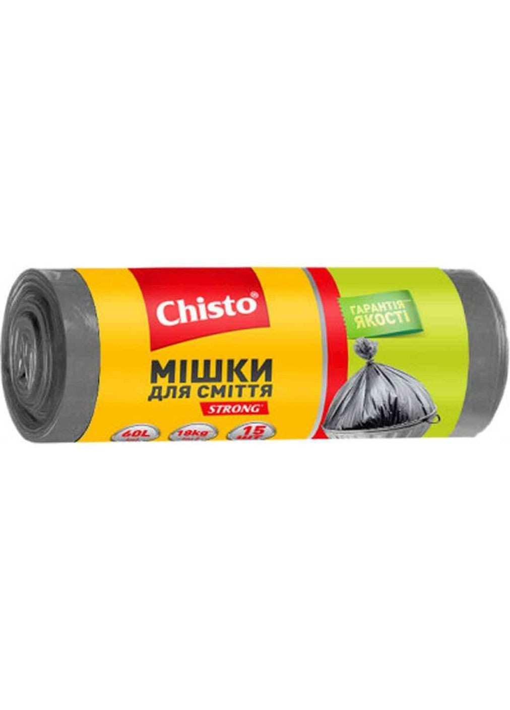 Пакети д/сміття 60лх15шт strong ТМ Chisto (304262906)
